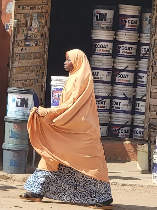Daily street life captured in Maiburiji, Nigeria morning hours