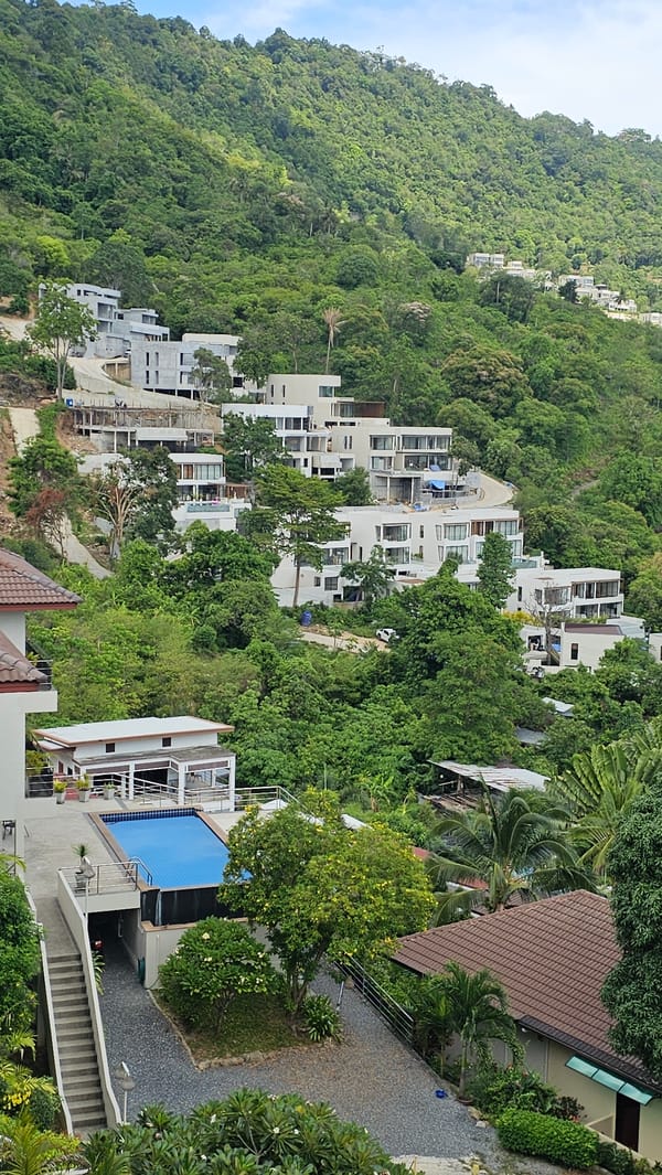Luxury hillside villas under development in Baan Chaweng, Koh Samui