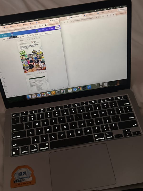 Late-night laptop use documented in Davao City bedroom