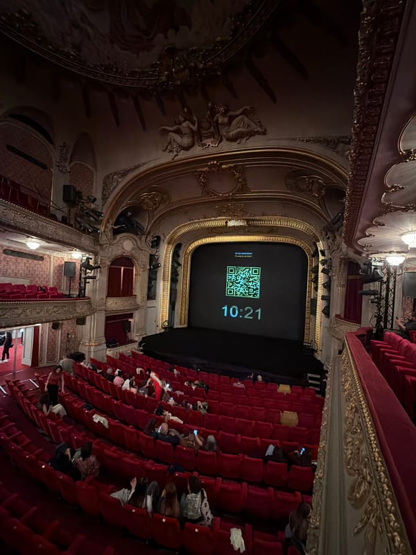 Sofia resident documents afternoon of theater visit, pets, dining