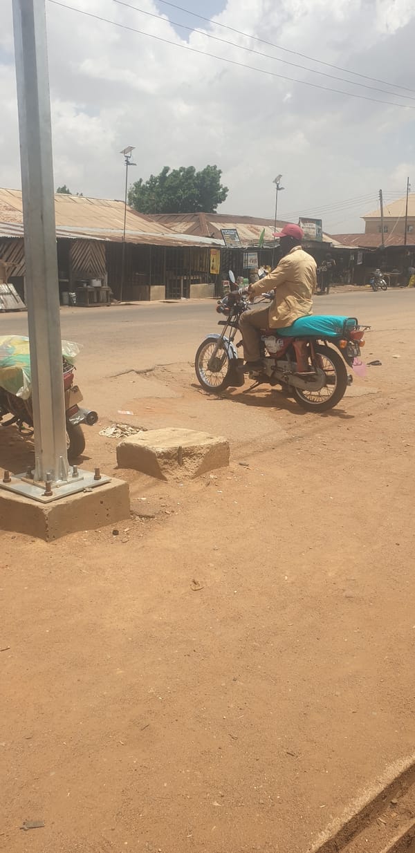 Motorcycle riders spotted on rural dirt road