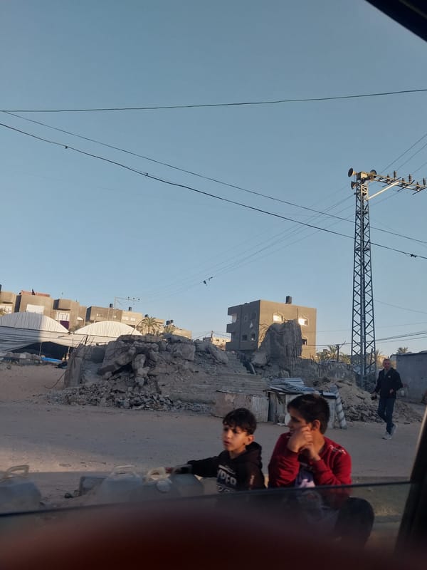Street scenes documented across Deir el-Balah during afternoon hours