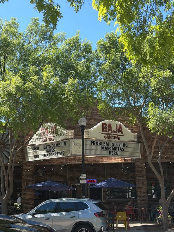 Baja Cantina restaurant exterior captured in Roanoke