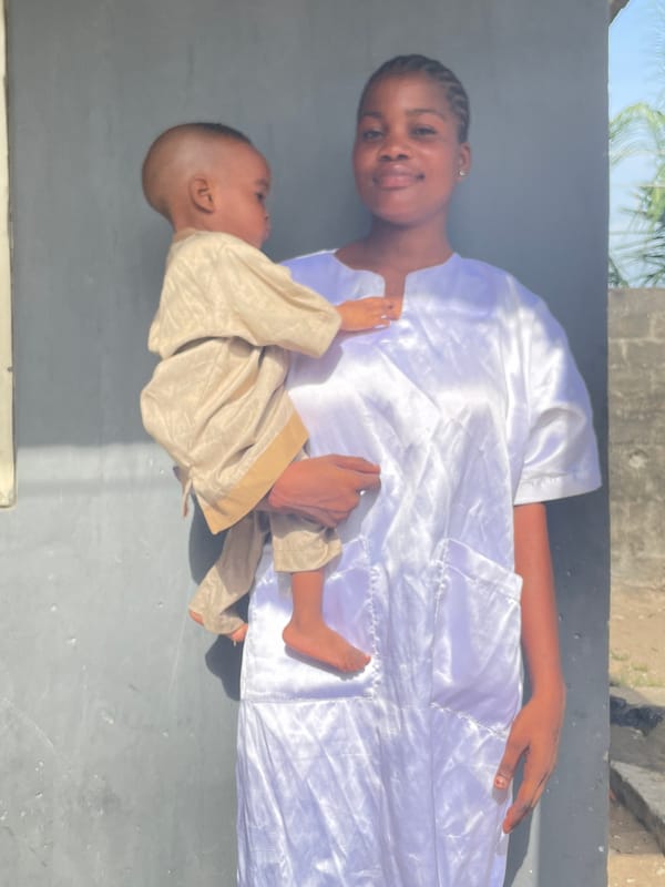 Mother and child share tender moments in Badagry portraits