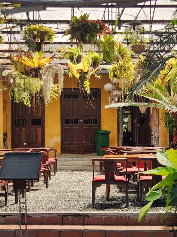 Morning walk through Hoi An's lantern-lit streets and candy shops