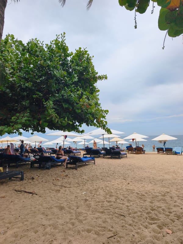 Nha Trang beachfront morning: volleyball, landmarks, and local life