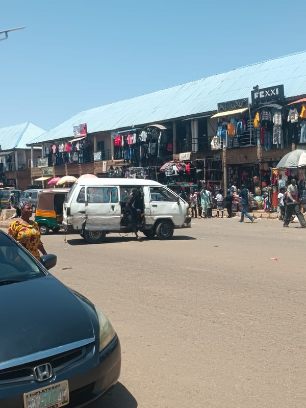 Daily street life documented in Bukuru, Nigeria