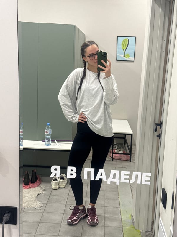 Early morning padel court visit documented in Krasnoyarsk