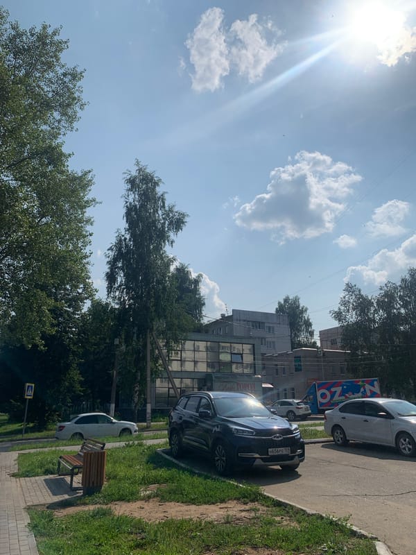 Summer morning stroll through Chaikovsky, Russia