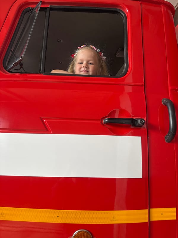 Behind the scenes at a fire station in Vereshchagino, Russia.
