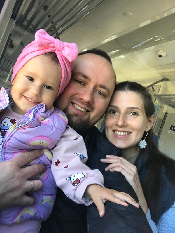 Families take scenic train journey through Polish countryside