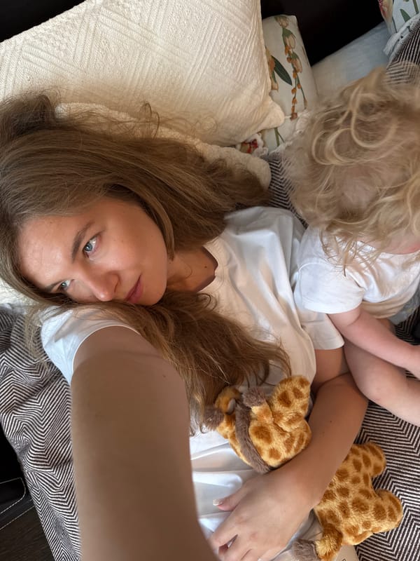 Lazy afternoon selfies and cuddles at home in Vladimir