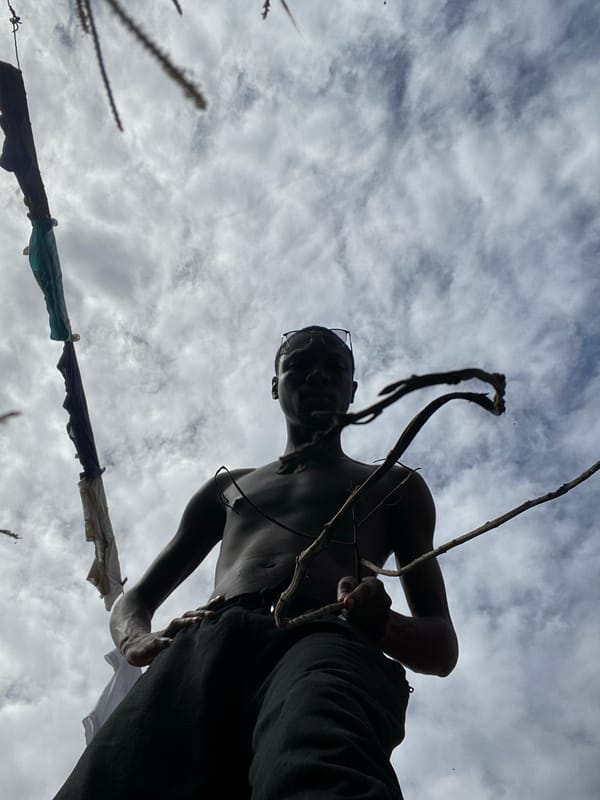 Outdoor portraits and industrial machinery in Jos, Nigeria