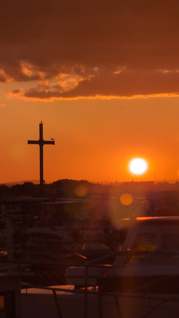 Sunset and historic streets exploration in Nesebar, Bulgaria