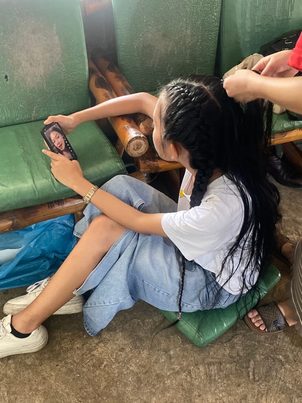 Youth hangout in Davao City: music, braids, and casual bonding