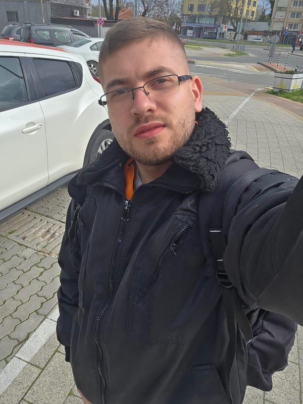 Man photographed at multiple Plovdiv locations during afternoon outing