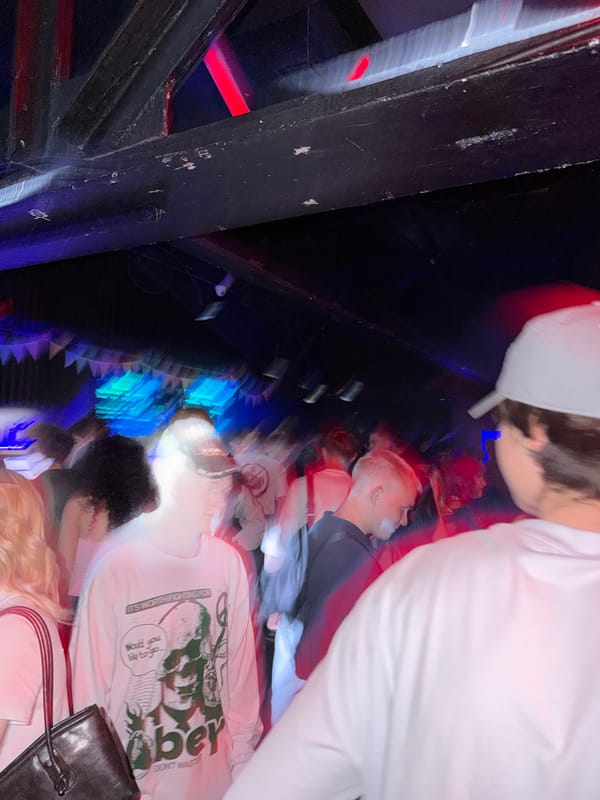 Group socializes at nightclub in Izhevsk, Russia