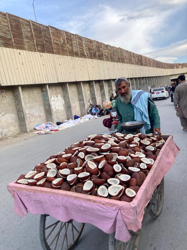 Daily street commerce captured in Quetta City