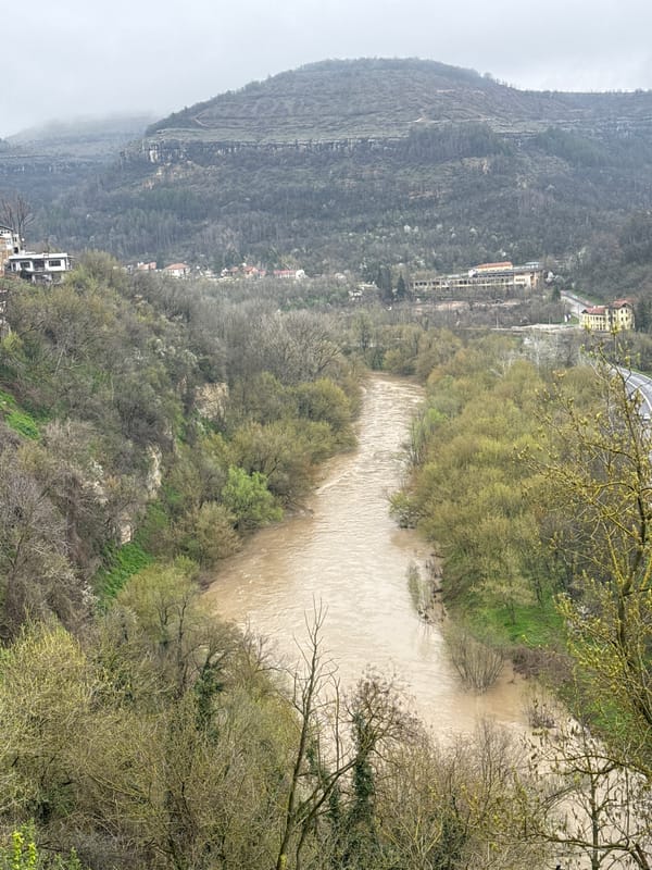 Morning views captured in historic Veliko Tarnovo, Bulgaria