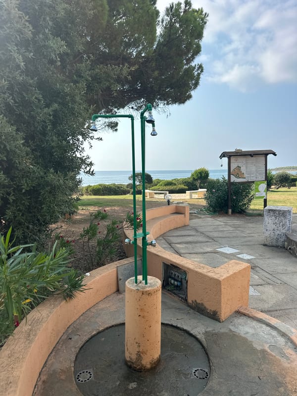 Morning snapshots around Porto Corallo, Sardinia's quiet southeast coast