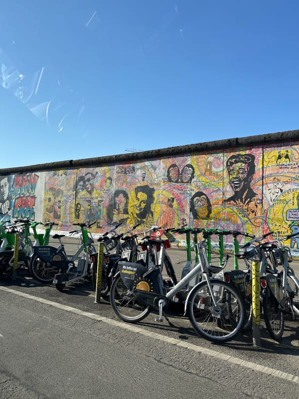 Berlin Wall street art documented Friday morning