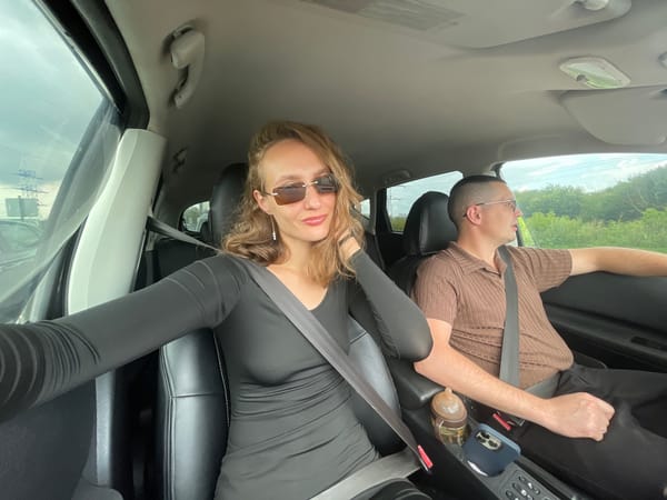 Selfie session in a car, Izhevsk
