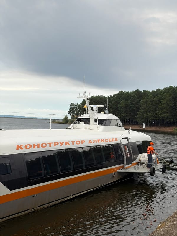 Hydrofoil Konstruktor Alekseev active on the Kama River, Chaikovsky