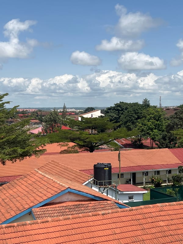 Small Aircraft Observed Landing Approach Over Nairobi Residential Area