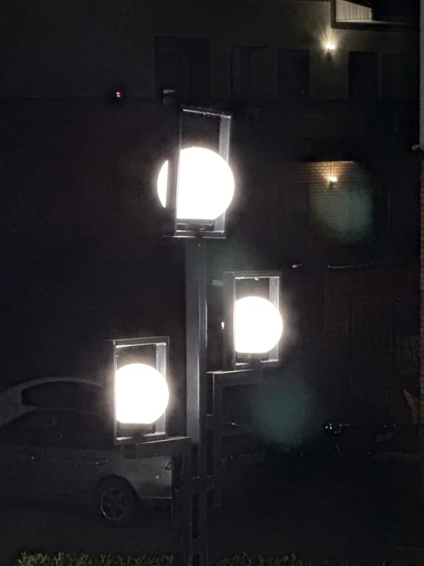Late evening in a Markova residential area, selfies and surroundings