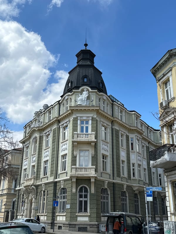 Sofia landmarks documented on sunny spring morning
