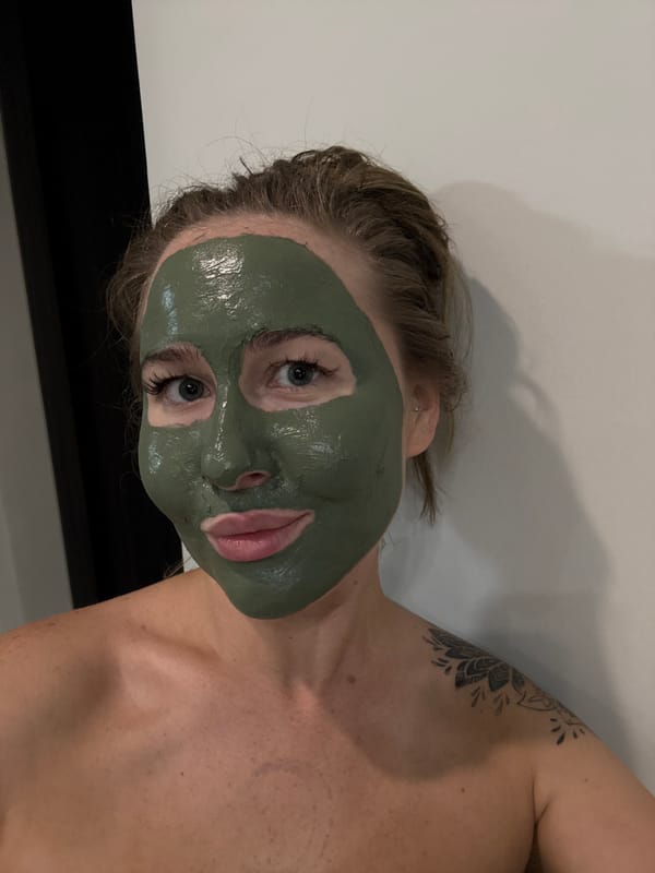 Green face mask selfies from multiple angles in Yiwu