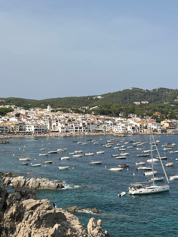 A sunny afternoon on the Costa Brava coast
