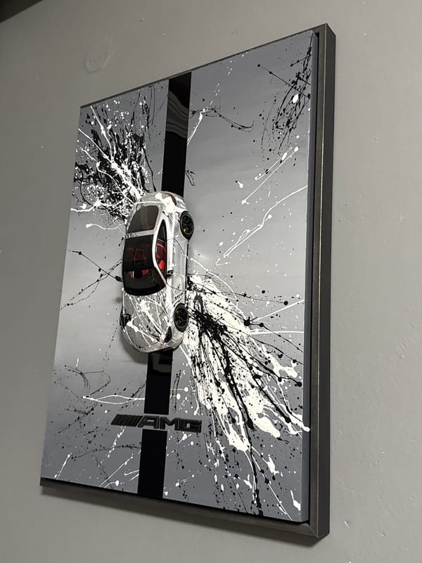 Abstract art and toy cars documented in Bulgarian village