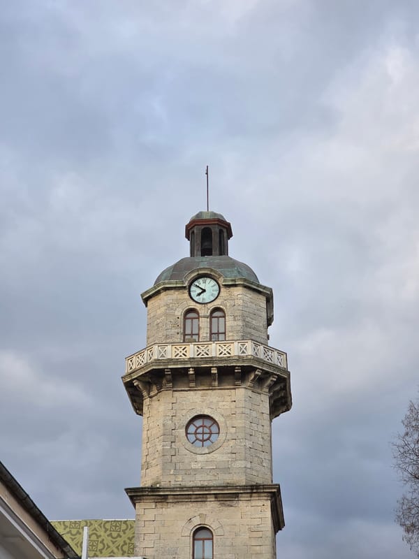 Varna Clock Tower and food trailer captured by witnesses