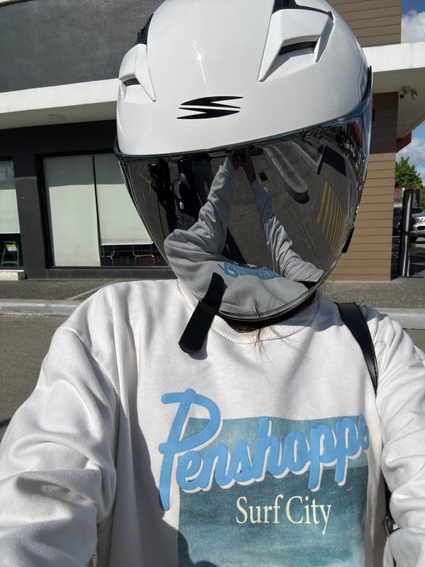 Motorcycle ride through Davao City with McDonald's stop