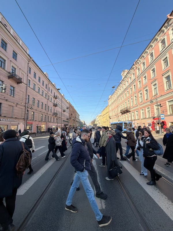 Unknown photographer captures Saint Petersburg street life and architecture