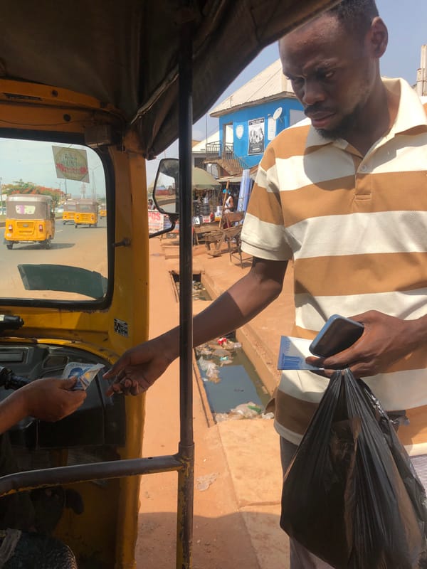 Street monetary exchange observed in commercial Abuja district