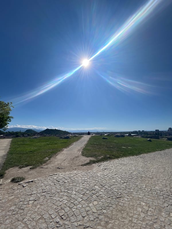 Sunny afternoon scenes captured in historic Plovdiv, Bulgaria