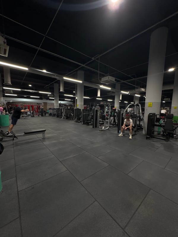 Gym workout session documented in Varna, Bulgaria