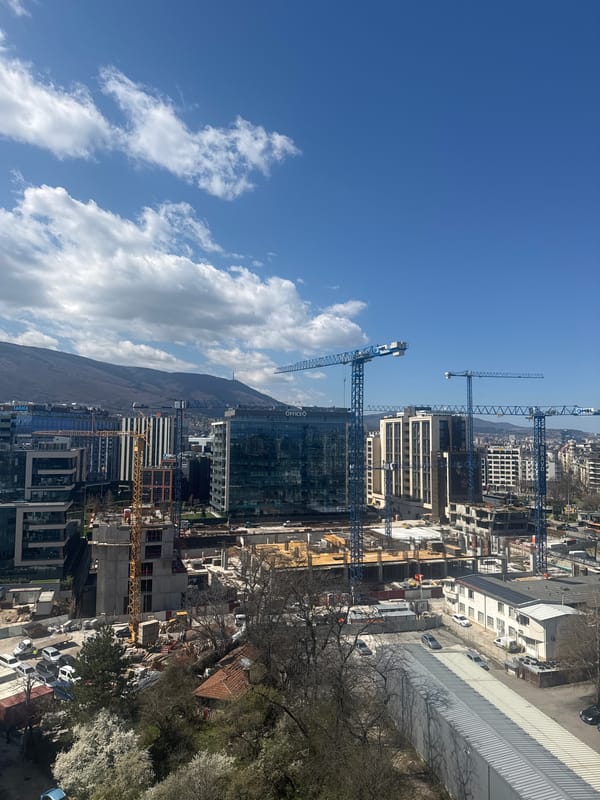 Sofia resident documents city development and mountain views