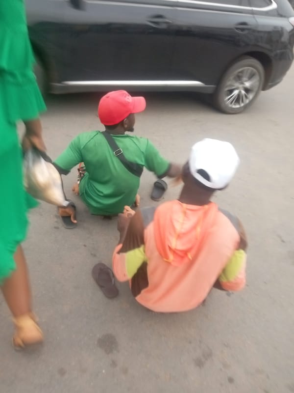 Daily life unfolds in bustling Fegge marketplace, Nigeria