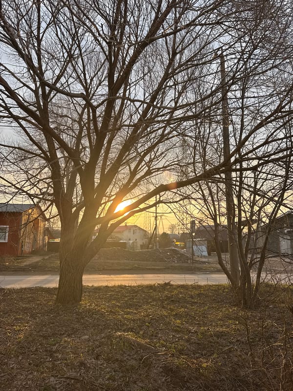 Street scene documented in Chaikovsky, Russia early morning