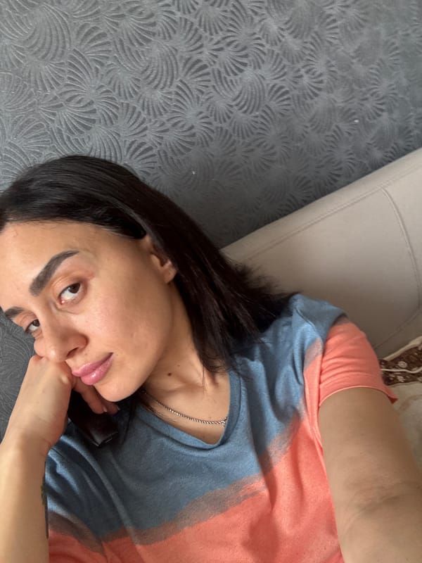 Woman's casual day documented through photos in Tbilisi