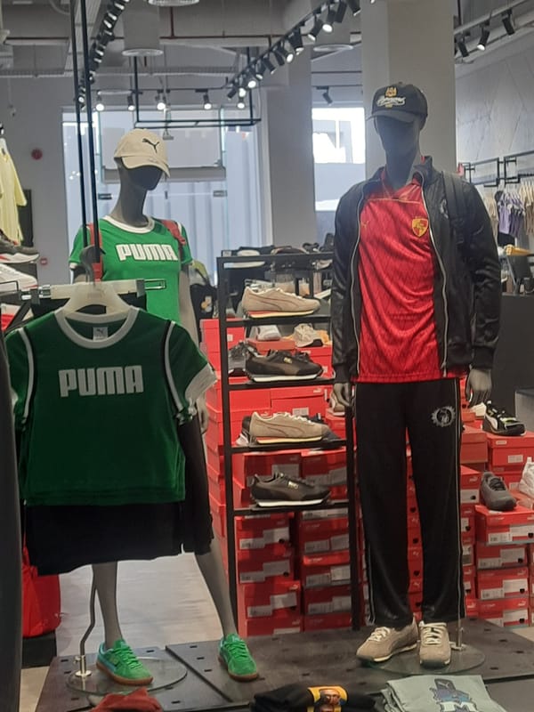 Routine shopping mall scenes documented across Egyptian commercial areas