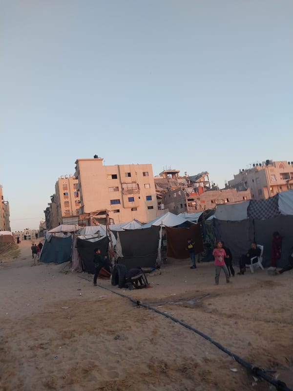 Displacement camp conditions documented in Khan Yunis