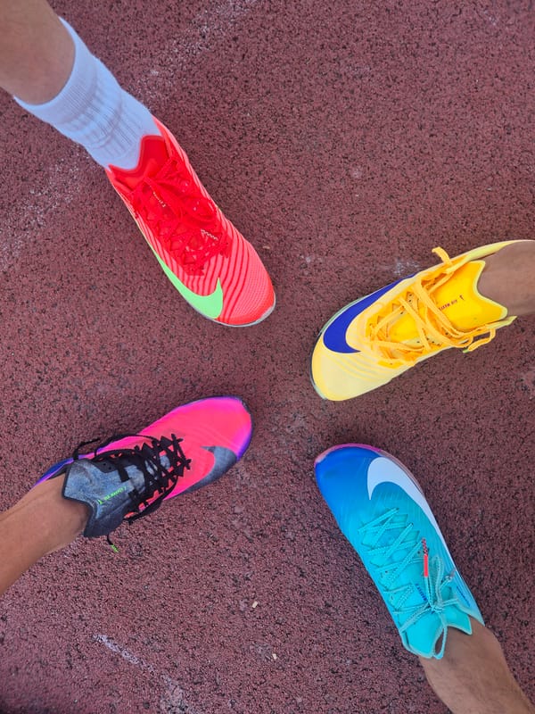 Afternoon track session in Burgas, shoes and recovery details
