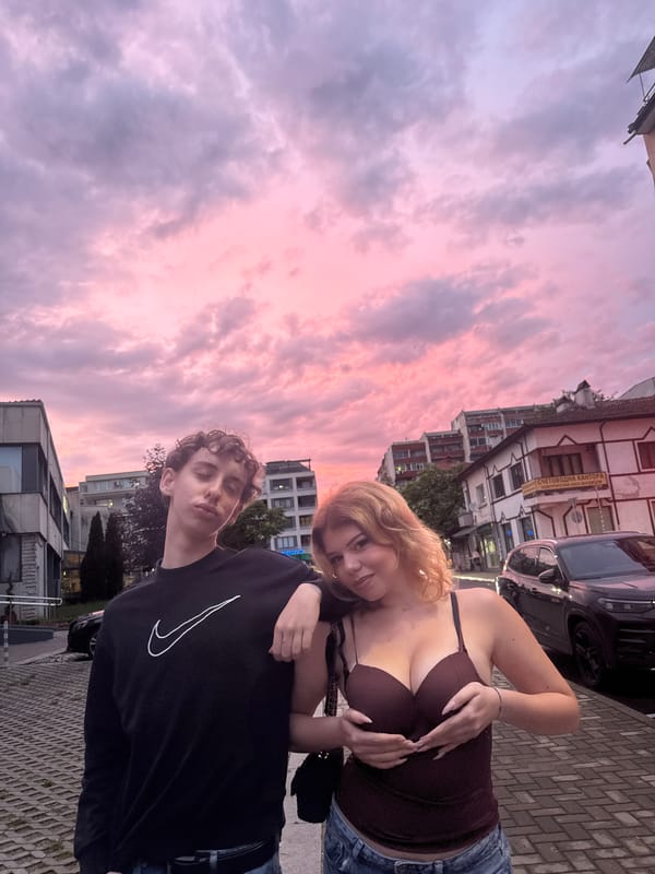 Young adults gather for photos, meals during evening hours