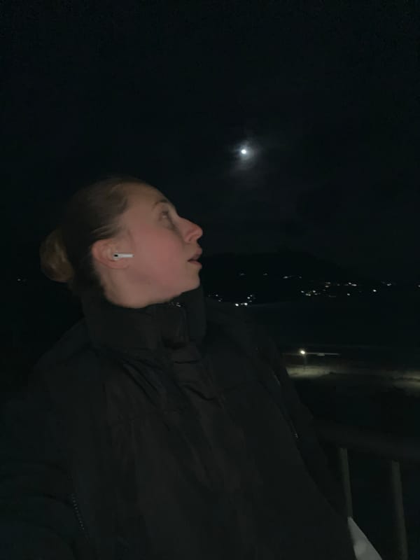 Moon-gazing moments captured simultaneously across Montenegro coast