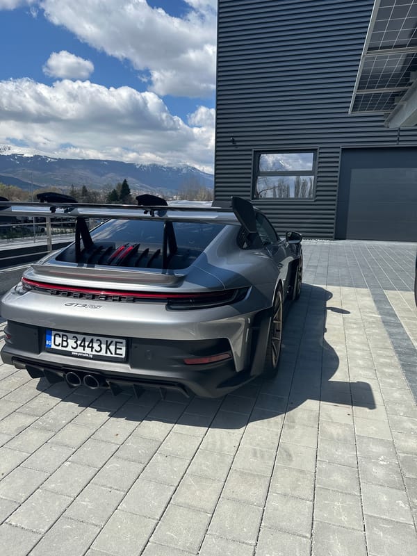 Porsche GT3 RS spotted parked in upscale Pancharevo district