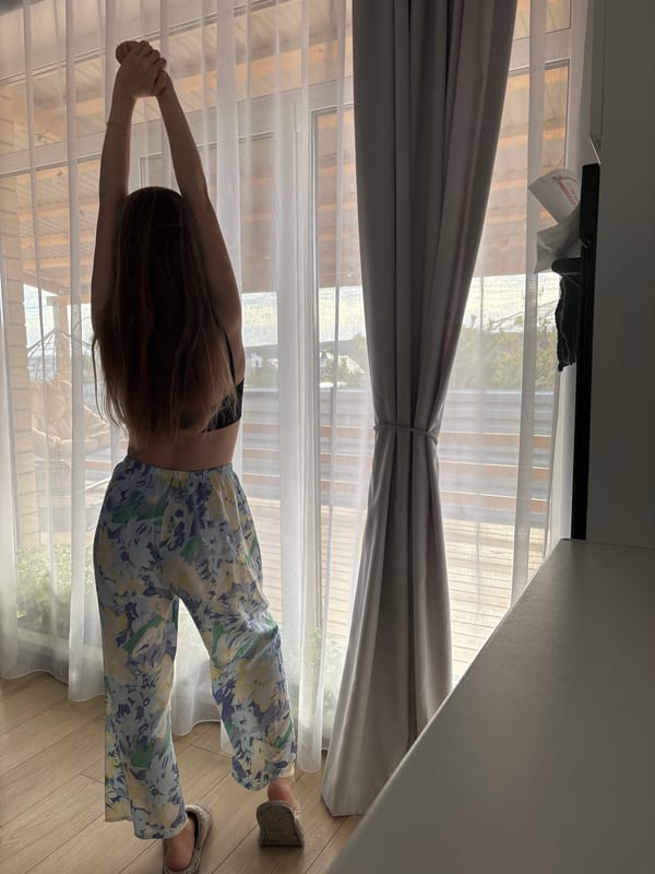 Early morning self-care routines documented in Chaikovsky, Russia